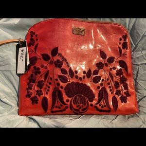 NWT Consuela Embroidered Large Clutch